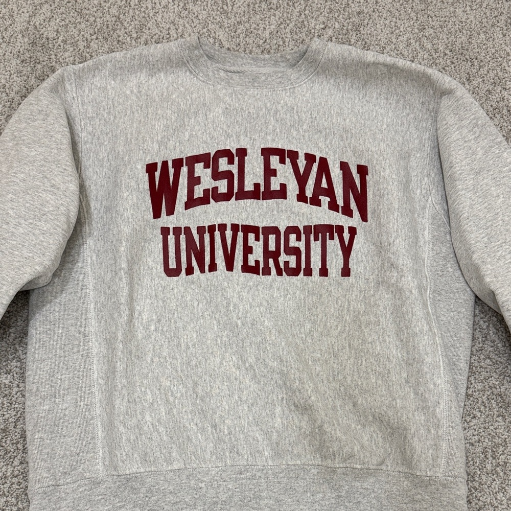 Wesleyan University Champion sweatshirt